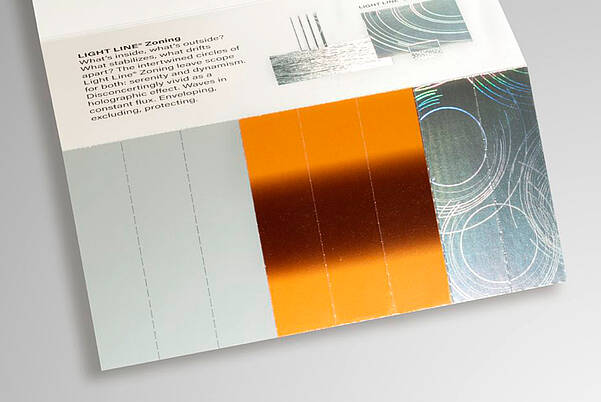 Surface Treatment: Aesthetic & Functional. We Advise You Color variety of embossing foils & metallizations by LEONHARD KURZ
