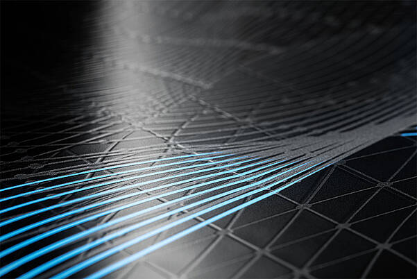 Smart Surfaces: Innovative Surface Enhancement with KURZ BIOFENSE® Textured surface with light elements & surface finishing for automotive