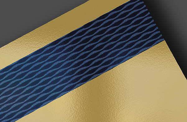 Security Coatings for Magnetic Stripe Cards with the Expert KURZ Gold bank card with magnetic stripe by LEONHARD KURZ