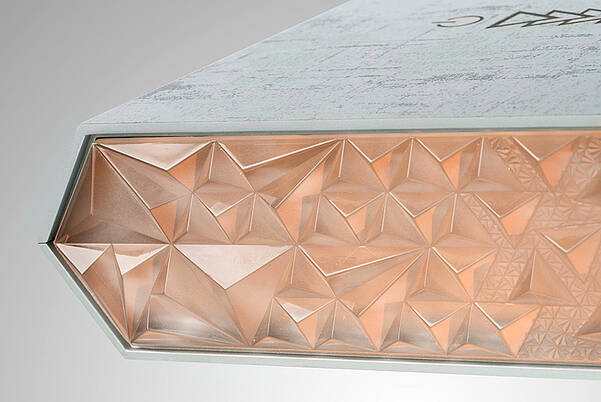 Rethinking Product Design with Smart Surface Designs from LEONHARD KURZ Backlit gaming PC with crystal design