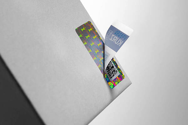 VOID & RFID Labels: Efficiency & Security Combined VOID label for enhanced product protection by LEONHARD KURZ